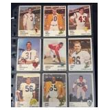 (9) 1961 Fleer Football Cards