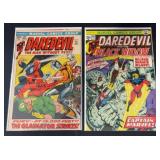 (2) 1972 Daredevil Comic Book Issues #85 and #107