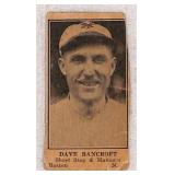 1925 W590 Strip card Dave Bancroft HOF