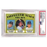 1972 Topps Red Sox Rookies Carlton Fisk PSA 2