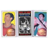 (3) 1970-71 Topps Basketball Cards