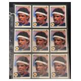 (14) Deion Sanders Rookie Baseball Cards