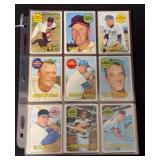 (72) 1969 Topps Baseball Cards mixed grade