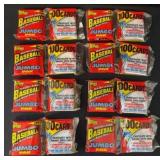 (8) unopened 1991 Topps 100-Card Jumbo Packs