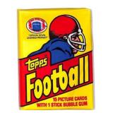 1981 Topps Football Trading Cards Unopened Pack