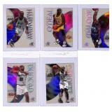 (5) 1999 SkyBox E-X Basketball NBA Cards