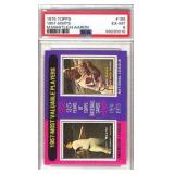 1975 Topps 1957 MVPs Mantle Aaron PSA 6