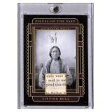 Pieces of the Past Sitting Bull Relic Card