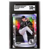 2020 Bowman Chrome Draft Garrett Crochet Refractor