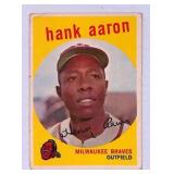 1958 Topps Hank Aaron Baseball Card #380