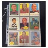 45 Vintage Football cards with Stars