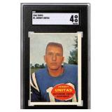 1960 Topps Johnny Unitas #1 SGC 4