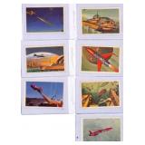 (7) 1958 Parkhurst Satellite Trading Cards