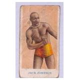 1909 Prize Fighter Caramels Jack Johnson Card