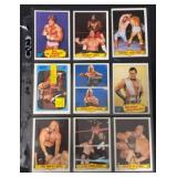 (9) 1985 Topps WWF Wrestling Cards