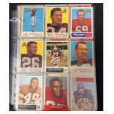 (45) Vintage Football Cards with Stars