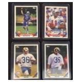 1993 Topps Football Complete Set 1 & 2 hi grade