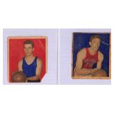 1948 Bowman Gale Bishop and Earl Shannon Cards