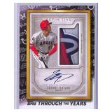 2021 Topps Shohei Ohtani Auto Patch reprint
