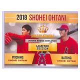 2018 Shohei Ohtani Rookie Phenoms Card #17