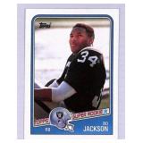 1988 Topps Bo Jackson #327 Rookie