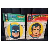 (5) large Superman DC Comics Books