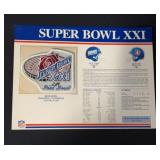 1986 Super Bowl XXI Game Patch