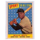 1958 Topps Willie Mays All Star #486