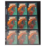 (9) Michael Jordan Error Cards w/ Scottie Pippen