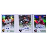 (3) 2015 Bowmanï¿½s Best Autograph Baseball Cards
