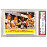 1958 Topps Braves' Fence Busters Card #351 PSA 6