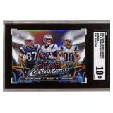 2024 Topps Chrome Star Clusters Gronkowski Brady