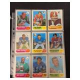 (54) 1968 Topps Football Cards with Stars