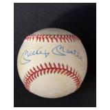 Mickey Mantle signed Baseball no COA