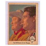 1959 Fleer Ted Williams #70 Jim Thorpe Card