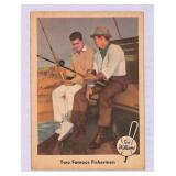 1959 Fleer Ted Williams #67 Two Famous Fishermen