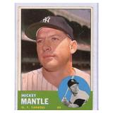 1963 Topps Mickey Mantle Card #200