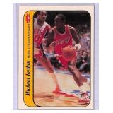 1986 Fleer Michael Jordan Rookie Sticker Hi Grade