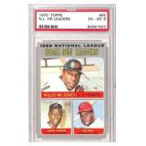 1970 Topps NL HR Leaders Card #65 PSA 6