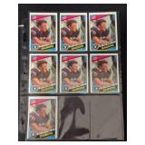 (7) 1984 Topps Howie Long Rookie Cards