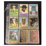 (72) Different 1976 Topps Baseball Cards