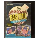 1985 Donruss Baseball Puzzle & Cards 36-Pack Box