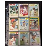 (29) 1970ï¿½s Topps Baseball HOF Cards, mixed grade