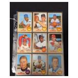 (36) 1968 Topps Baseball Cards