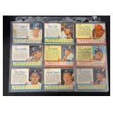 (25) 1962 Post Cereal Baseball Cards with HOFï¿½s