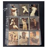(16) All Time Greats Jackie Robinson Cards