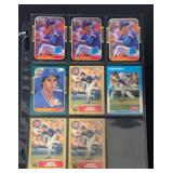 (8) Greg Maddux Rookie Baseball Cards