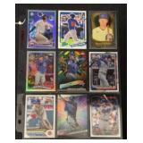 (9) Different Pete Crow-Armstrong Baseball Cards