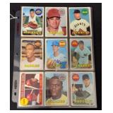 (72) 1969 Topps Baseball Cards mixed grade