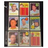 (10) 1969 Topps Baseball HOF Cards